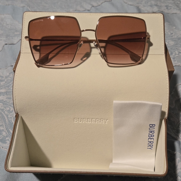 Burberry Rose Gold & Pink Womens Sunglasses Style DaphneModel code BE3133 133 - Picture 5 of 14